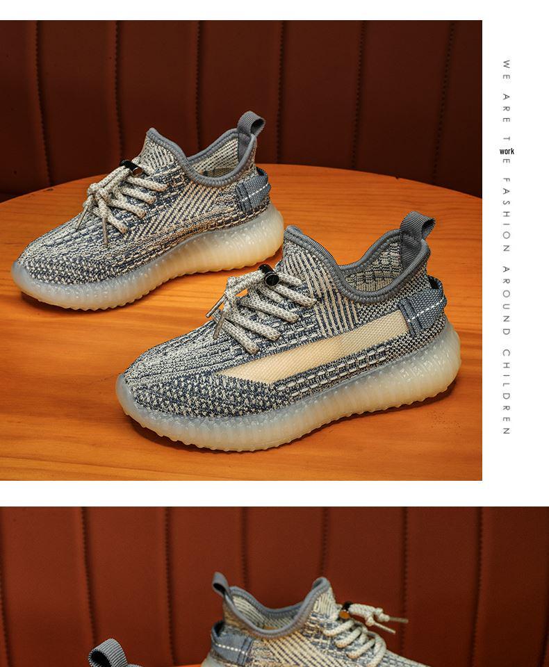 Kids' Breathable Mesh Running Shoes - Soft Sole, Unisex Summer Sneakers for Boys and Girls.