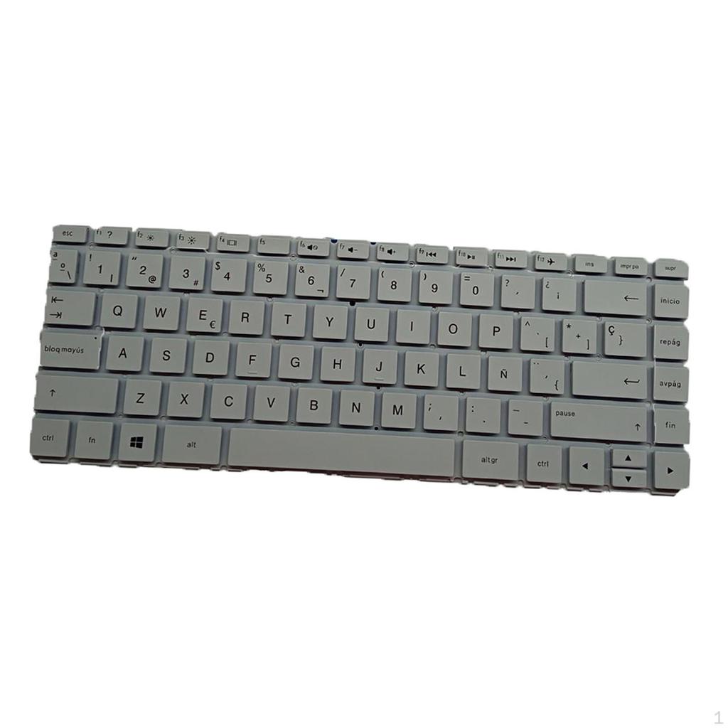 Keyboard Replacement Spanish Standard Replaces for 14-Bk Tpn-W125 Q186 Q189 Accessories Parts