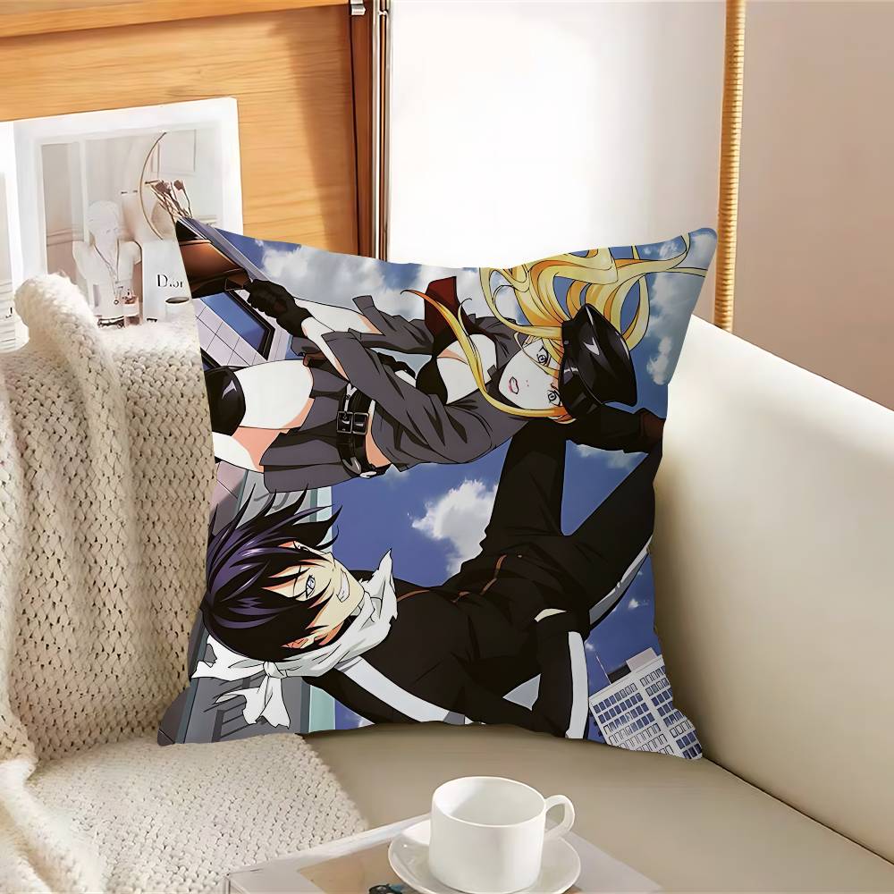 Anime N-Noragami Pillow Cushion Cover Pillowcase Living Room Sofa Home Decor Customized