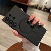 Magnetic Soft Silicone Case For Samsung Galaxy S24 S23 S22 S21 Ultra FE Plus For Magsafe Wireless Charging Bumper Cover