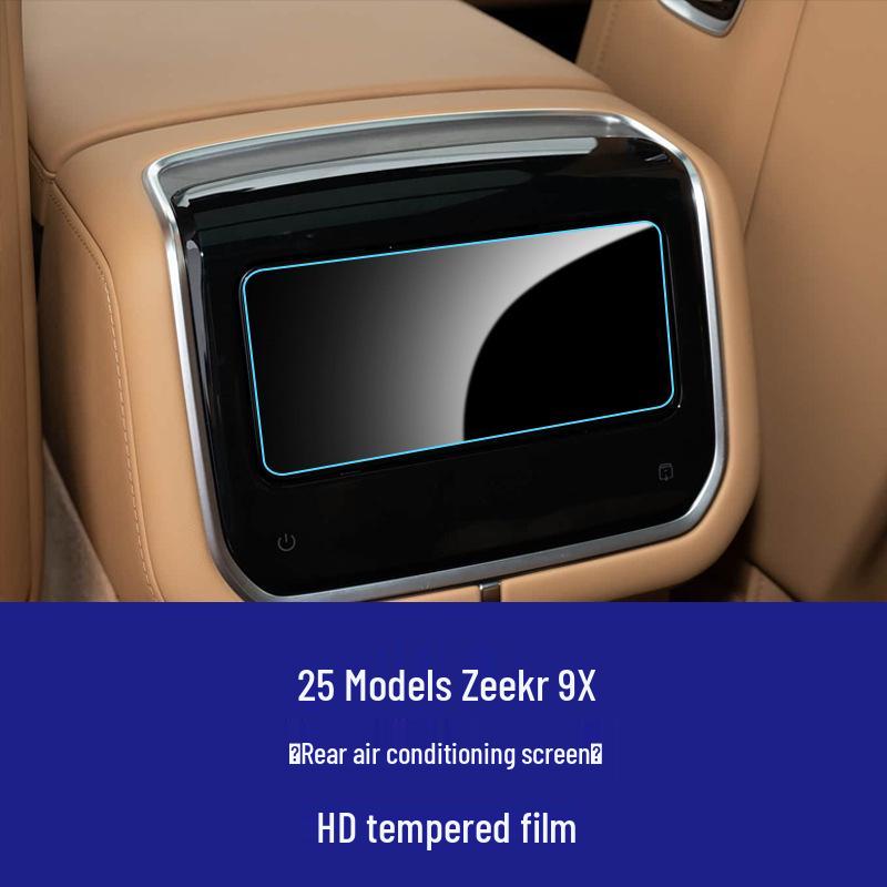 Zeekr 9X Screen Protector: Compatible with 25 Models - Central Control Navigation Tempered Film for Car Interior