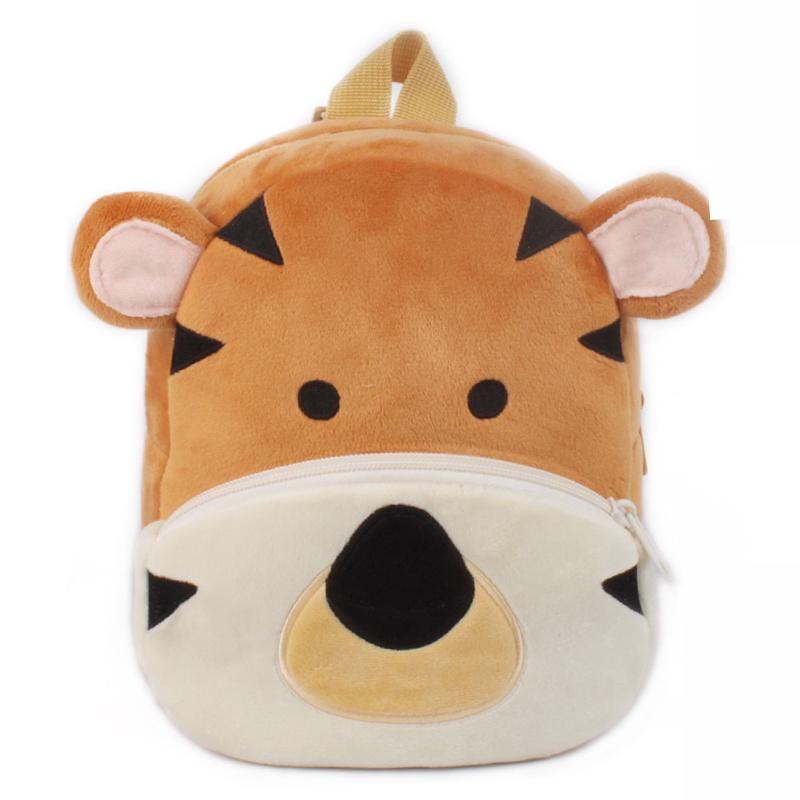 Cute Plush Toddler Kid Backpack With Cartoon Animal Pattern Comfortable For Boys And Girls!