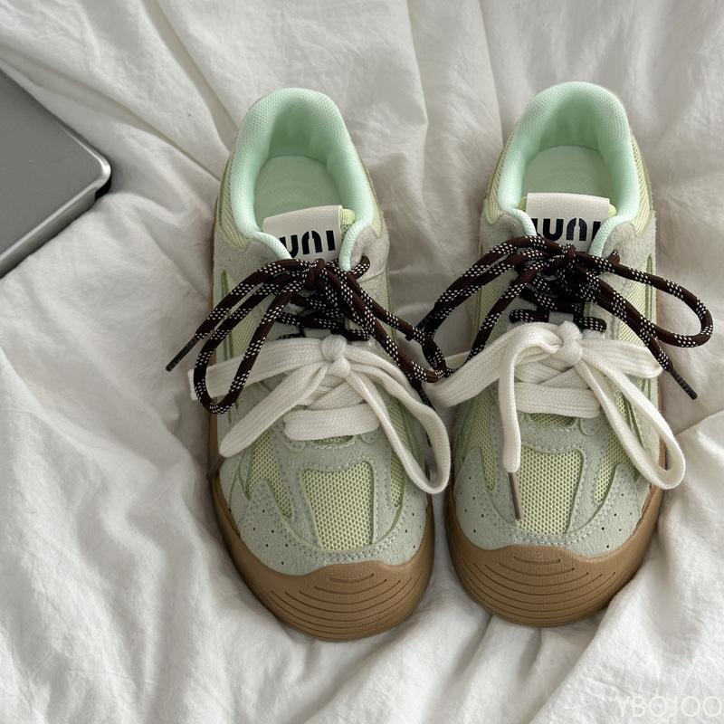 

Ретро кеды для женщин на весну-осень, универсальная обувь, простые, удобные, дышащие, нишевые, студенческие, повседневные кеды 38 мятный зеленый