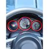 For Mazda MX-5 2016-2025 Aluminum Alloy Car Front Dashboard Decoration Frame Dial Ring Edge Styling Trim Auto Accessories