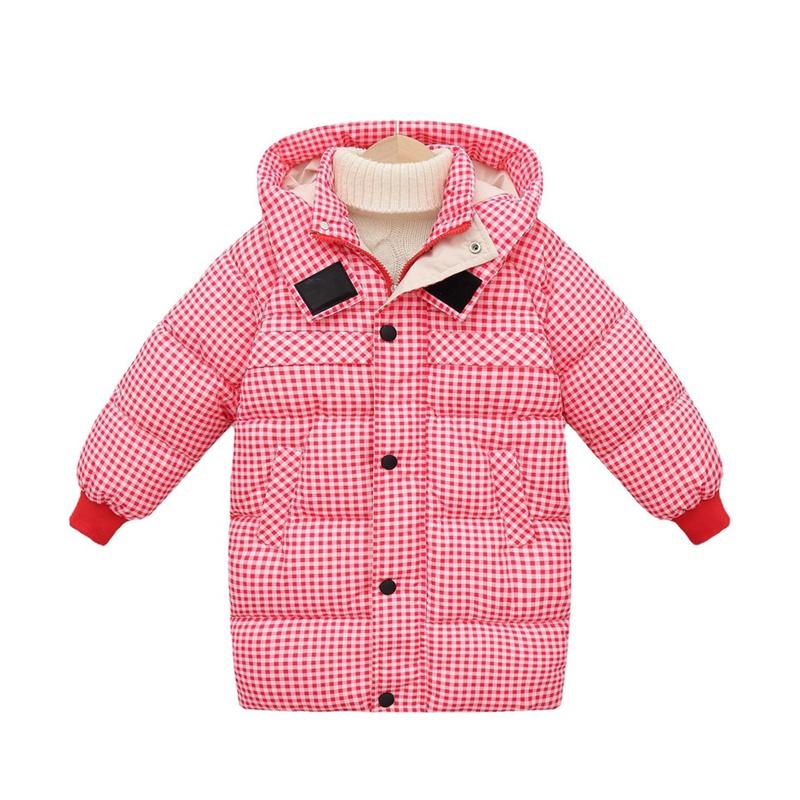 

Детское зимнее теплое пальто с капюшоном на молнии от 6 до 14 лет, детский пуховик средней длины 150