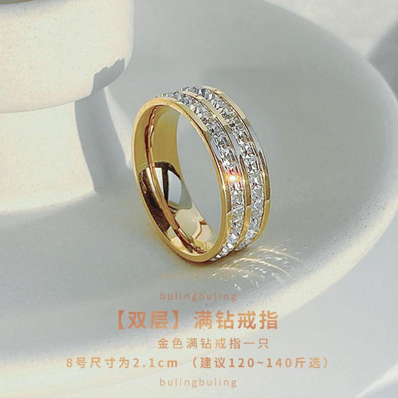 Eleganter 925 Sterling Silber Ring für Damen mit funkelndem Voll-Diamant-Design für trendige Paare