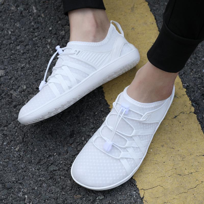 Anti-slip Women's Walking Shoes Light Breathable Gym Fitness Sports Shoes Men Wide Toe Flats Outdoor Training Shoes