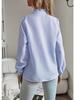 Diyun Women's Long-Sleeve Shirt - 2025 Spring/Summer Collection, European/American Style, Elegant Commuter Top