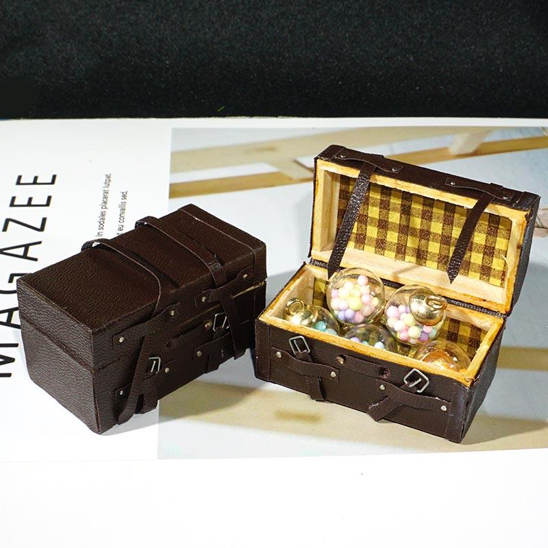 1/12 Miniature Suitcase Dollhouse Accessories
