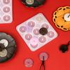 3D Hollow Round Silicone Mold Epoxy Resin Mold  Imitation Jade Pendant Jewelry Tools Crafts Making Supplies Stick