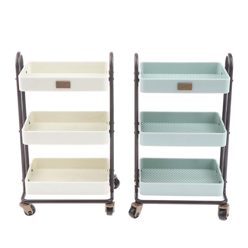 Doll House Home Furnishings Mini Kitchen Rack Movable Electrical Rack