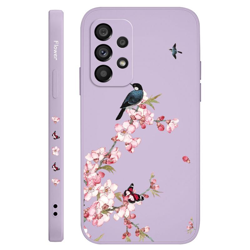 

Peach Butterfly Case For Samsung Galaxy A73 A53 A33 A23 A13 A03 A72 A52 A52S A32 A22 A12 A02 A02S A71 A51 A31 A21S 4G 5G Cover Samsung A22 4G