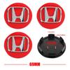 4pcs/set 56/60/58/69MM Emblem Car Wheel Center Cap Hub Covers Badge For Honda Type R Type S  DOHC Legend Si RR Modulo Vezel