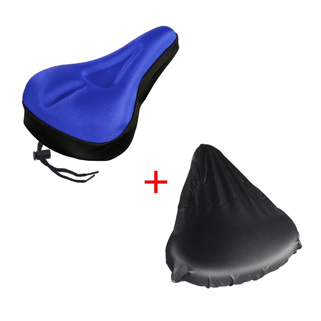 New Soft Bike Bicycle Cycle Extra Comfort Gel Pad Cushion Cover For Saddle Seat