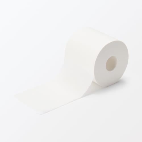 MUJI Soft Toilet Paper, Triple Roll, Double, 4 Rolls, 80m Length Each, 84890994