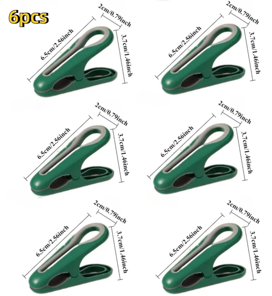 1/6/12pcs Clothes Pegs Dry Quilt Single Clothespins Household Cotton Quilt Hanger Fixed Large Windproof Clip Clothe Folder