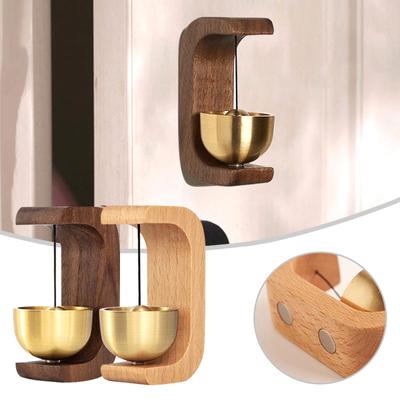 Japanese Wooden Wind Chimes Wireless Doorbell Entrance Door Bell Decorative Wind Bell for Home Opening Home Decoration ARI
