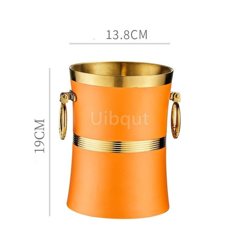 Commercial bar KTV dedicated ice bucket Creative Beer and Red Wine Champagne Bucket Stainless steel ice bucket beer cooler