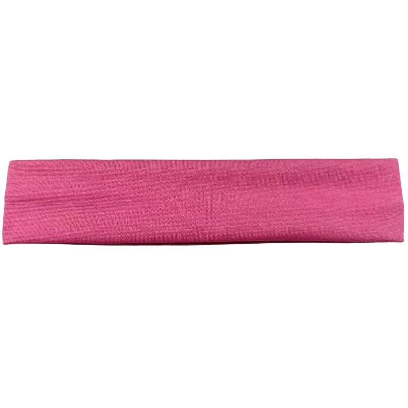 Popular Solid Color High-Elastic Sports Headband for Yoga, Fitness, Running, and Sweat Absorption
