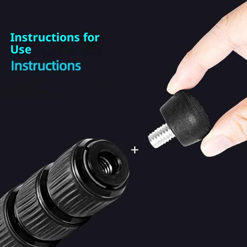 Hot 1Pc Universal Anti-slip Rubber Foot Pad Feet Spike 3/8 Inch 1/4 Inch M8 Photography Accessories For Tripod Monopod