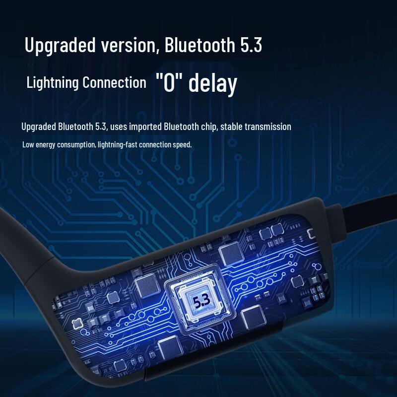 Waterproof S800 Bone Conduction Bluetooth Earphones for Swimming and Sports with Ear-Hook Design and High-Quality Sound