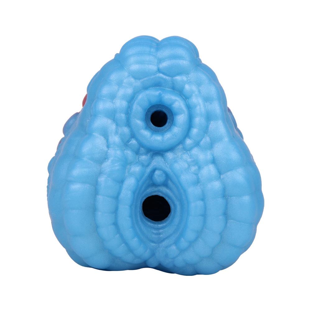 Liquid Silicone Male Masturbator Adult Sex Toys Double Hole Masturbation Cup Pocket Anal