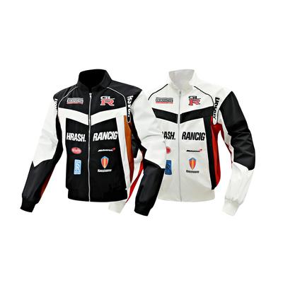 Motorcycle Baseball Jacket, Women's Spring and Autumn Couple Racing Jacket