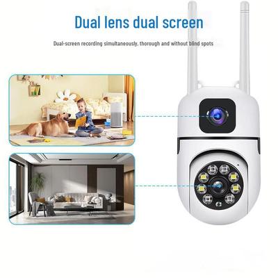 360° Dual-Lens WiFi Home Surveillance Camera HD 2MP