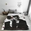 Custom Sombr Blanket Warm Fleece Soft Flannel American Singer Throw Blankets For Bed Sofa Office Autumn