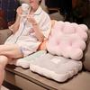 Autumn And Winter Thickened Warm Seat Cushion Cute Biscuit Flower Tatami Seat Cushion Office Waist Sofa Chair Cushion