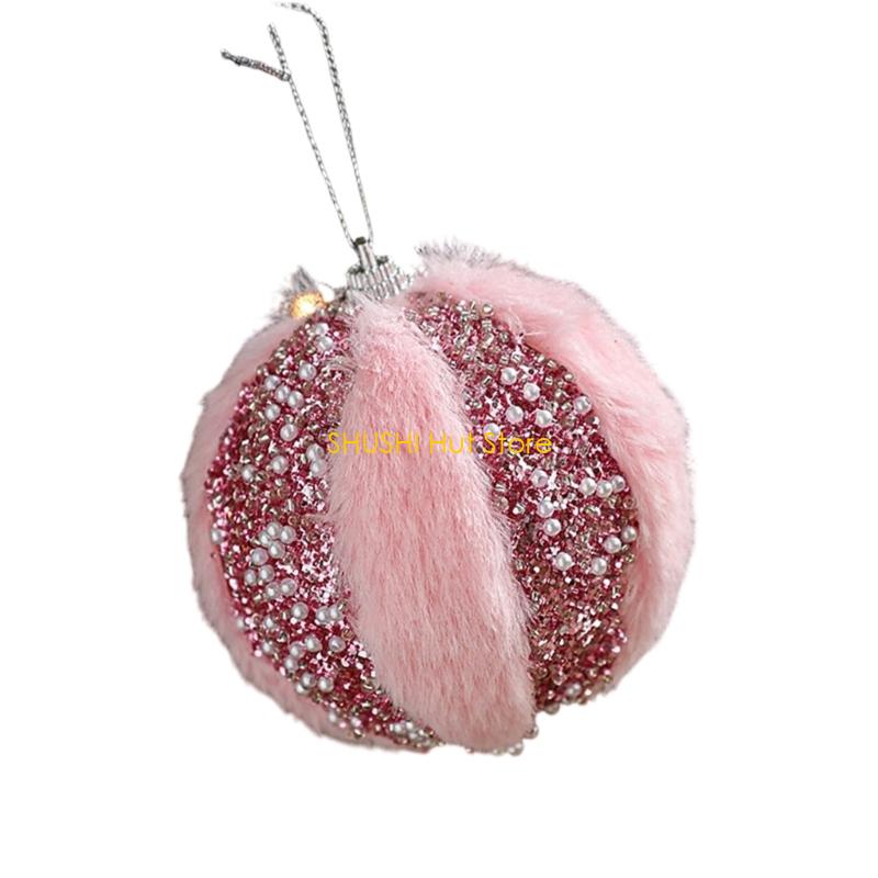 Floral Foam Christmas Tree Ornament With Faux Hair Detailing DIY Christmas Homes Decoration Accessories D57B