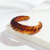 Vintage Acrylic Geometric Cuff Bracelets Bangles for Women Creative Twisted Chunky Open Bangle Stackable Jewelry Birthday Gift