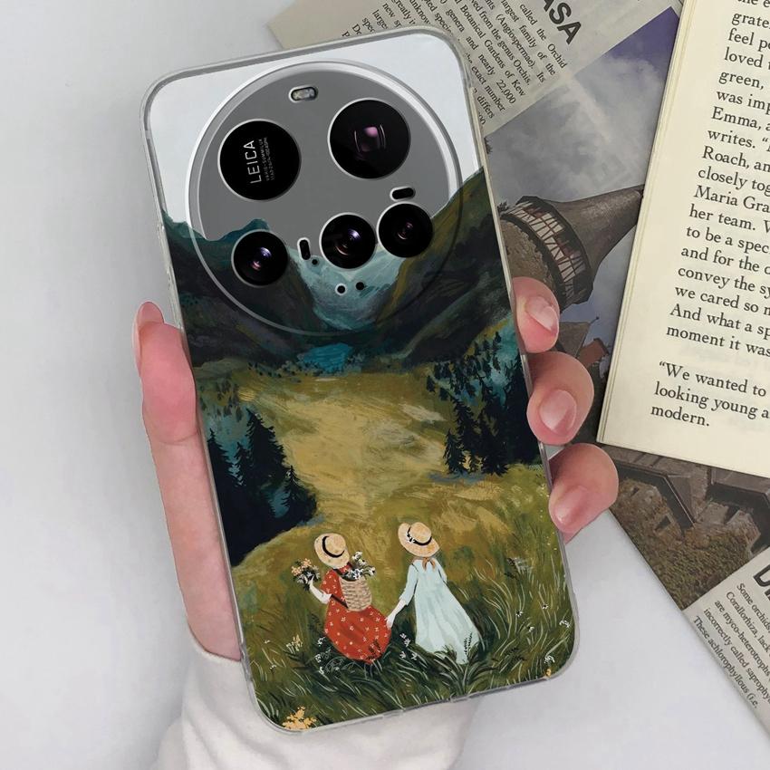 For Xiaomi Mi 10 12 11 15 Ultra 15T Shockproof Clear Phone Covers Cute Boy Girls Patterns Soft Silicone Premium Protection Case For Xiaomi Bumper Bags