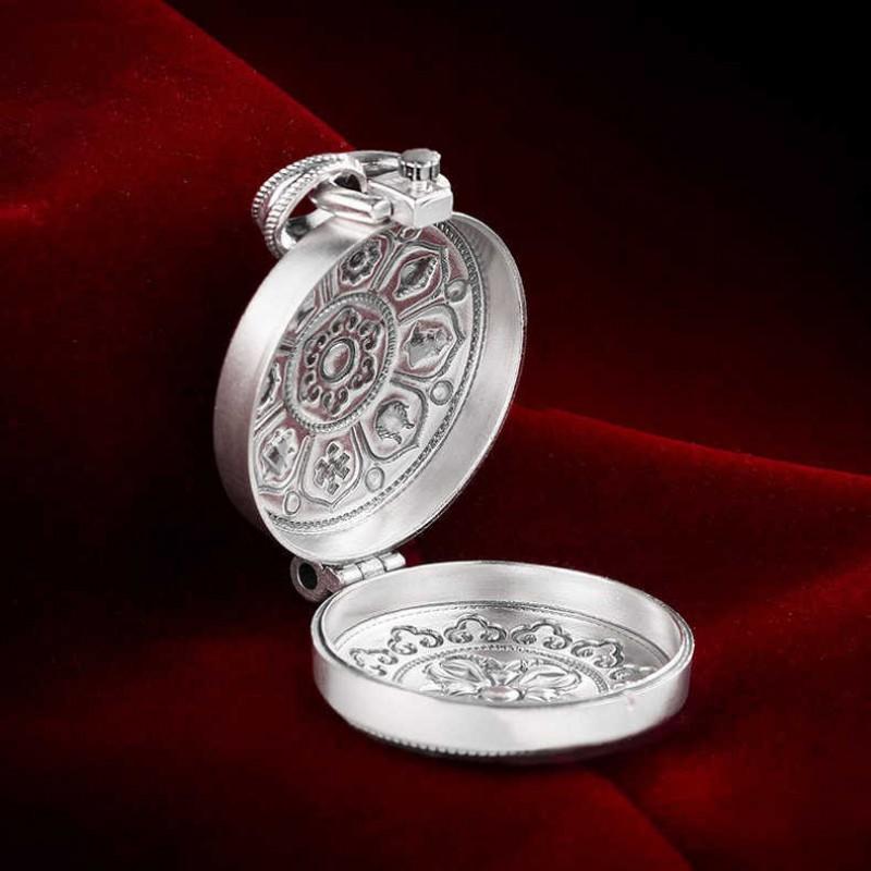 Vintage Hollow Tibetan Gau Box Pendant Necklace Men Women With Adjustable Chain