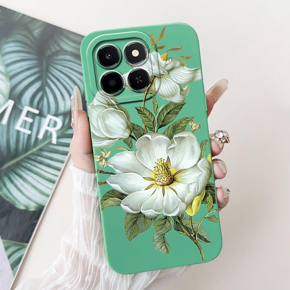 6.61" For Honor X6c 2025 Case Cute Panda Rabbit Soft Liquid Silicone Shockproof TPU Back Cover For HonroX6c Play 9C NIC-LX1 Para