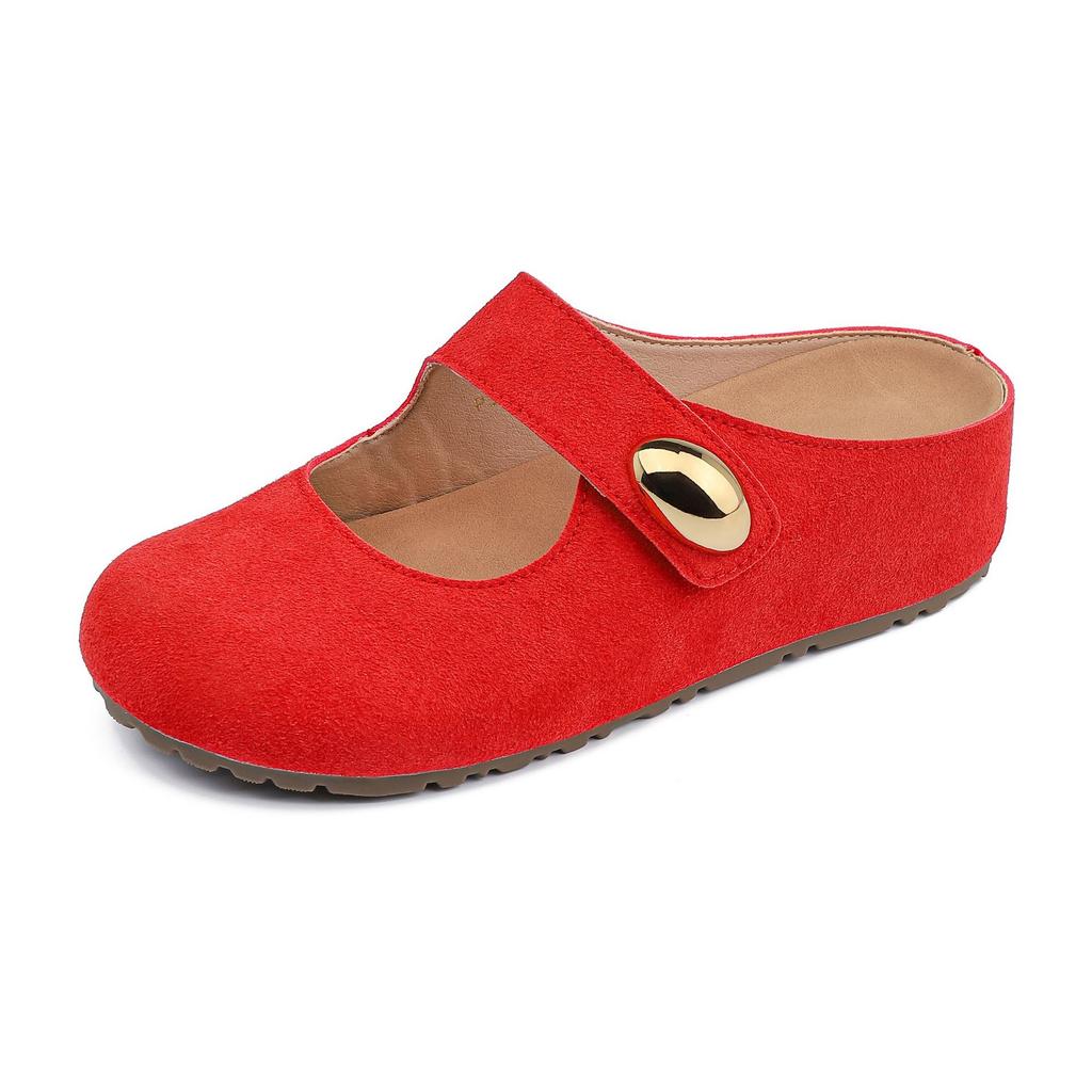 Grape mother summer new empty single shoes women's small inner height increase platform Boken shoes 2025 outer wear casual shoes