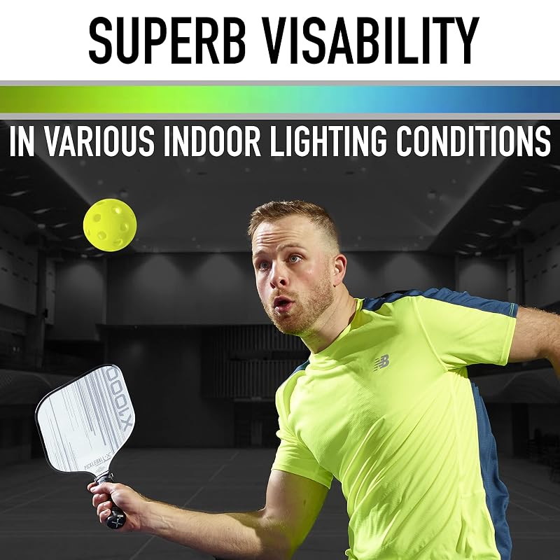 Franklin Sports X-26 Indoor Pickleball - Indoor Court Pickleball Balls - USA Pickleball (USAPA) Approved Tournament Pickleball - 12-Pack Pickleball -