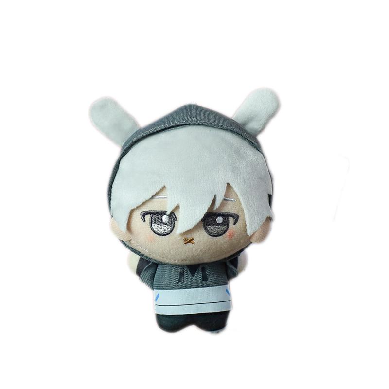 Mini Blauwe Lock Pluche Knuffel Kawaii Anime Merchandise Pluche Speelgoed Fan Verzamelingen Prachtige Katoenen Pop Ornament Vakantiecadeau Voor Kind 12cm