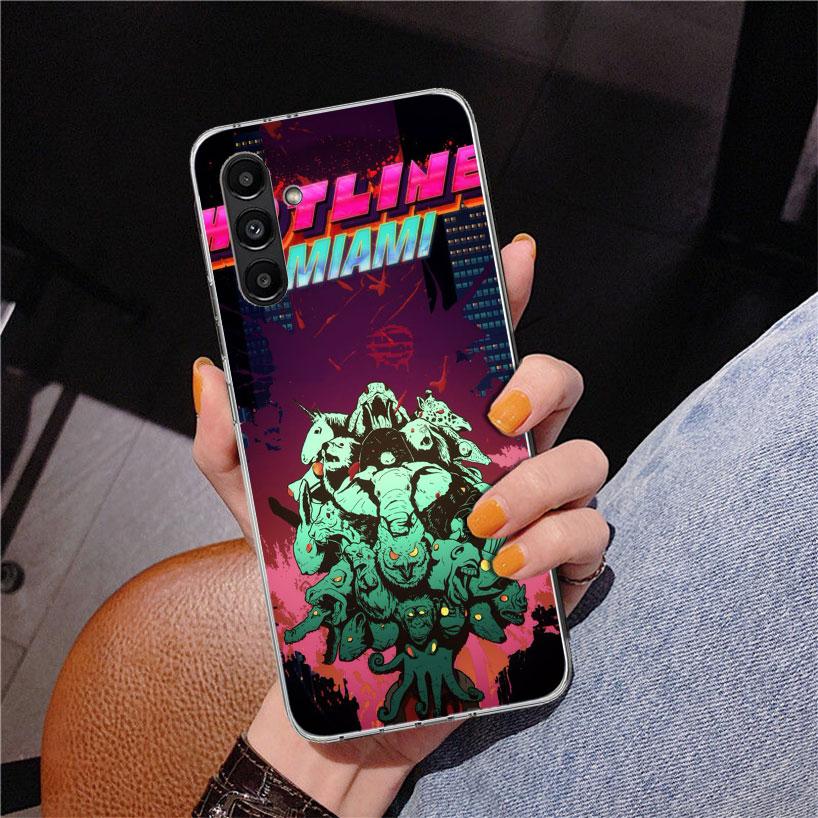 Game Hotline Miami Phnoe Case for Samsung Galaxy A17 A37 A57 A16 A26 A36 A56 A15 A14 A13 A55 A54 A53 A35 A34 A33 A25 A24 A23 A52