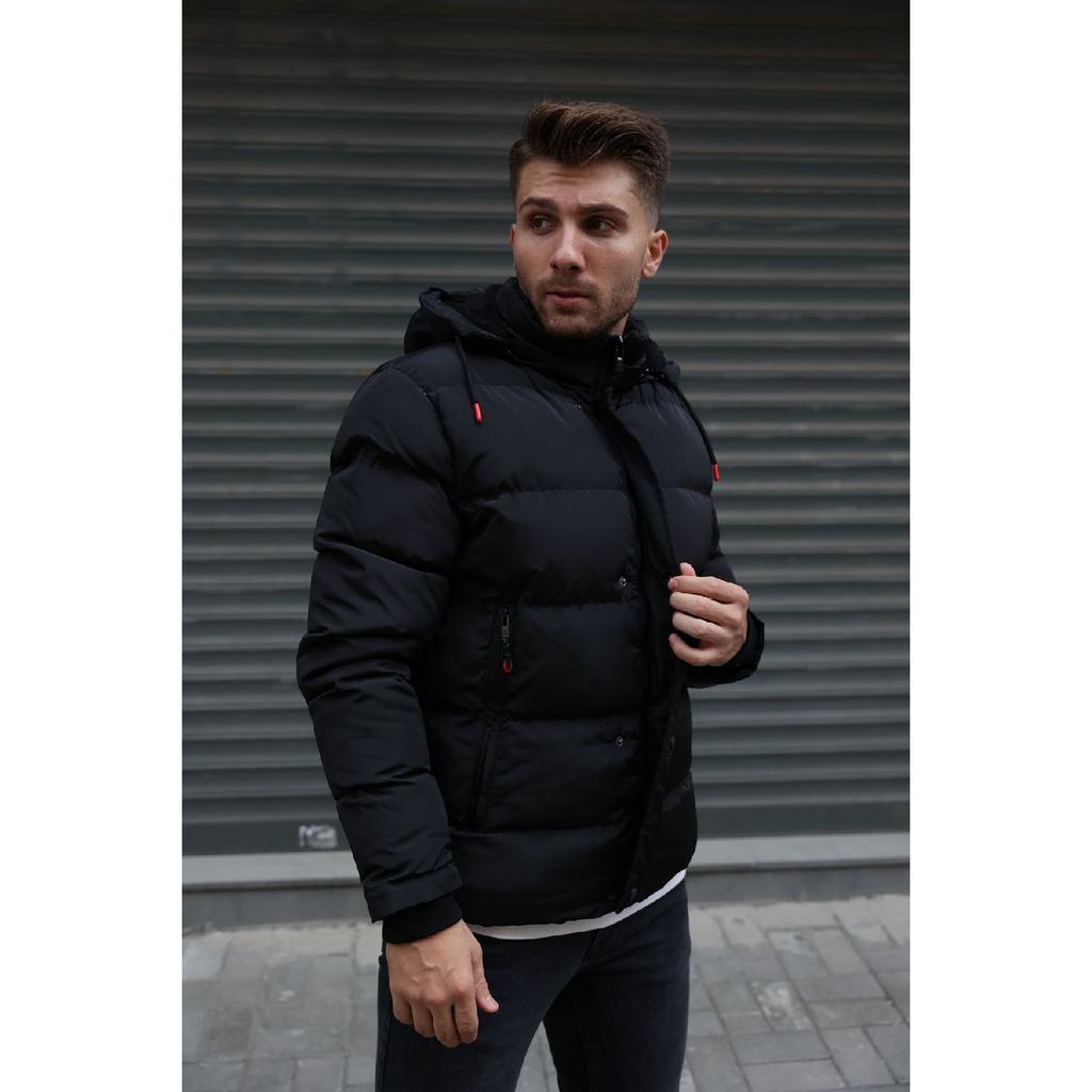 Men's Fur Lined Puffer Coat