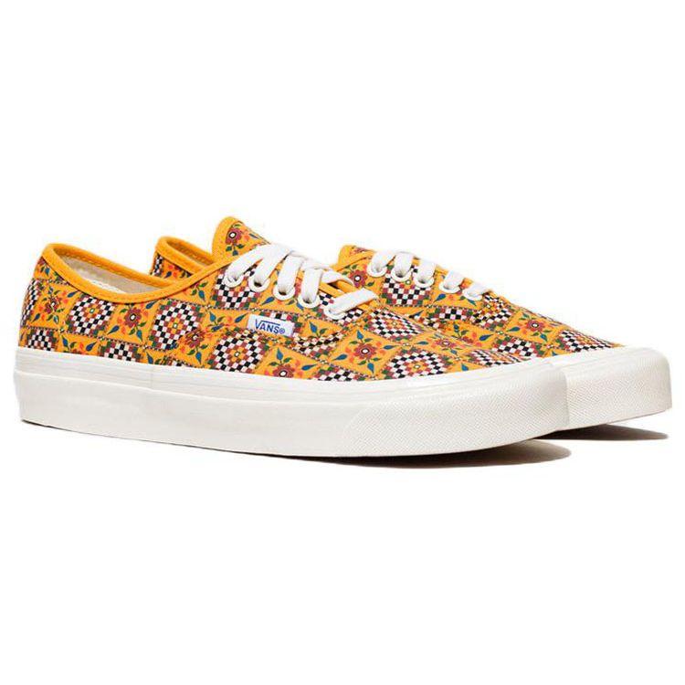 Vans Αυθεντικά 44 DX Anaheim Factory - Καρό Πλακάκια Unisex Αθλητικά Παπούτσια Πορτοκαλί Λαμπερό Κίτρινο VN0A5KX4AXA