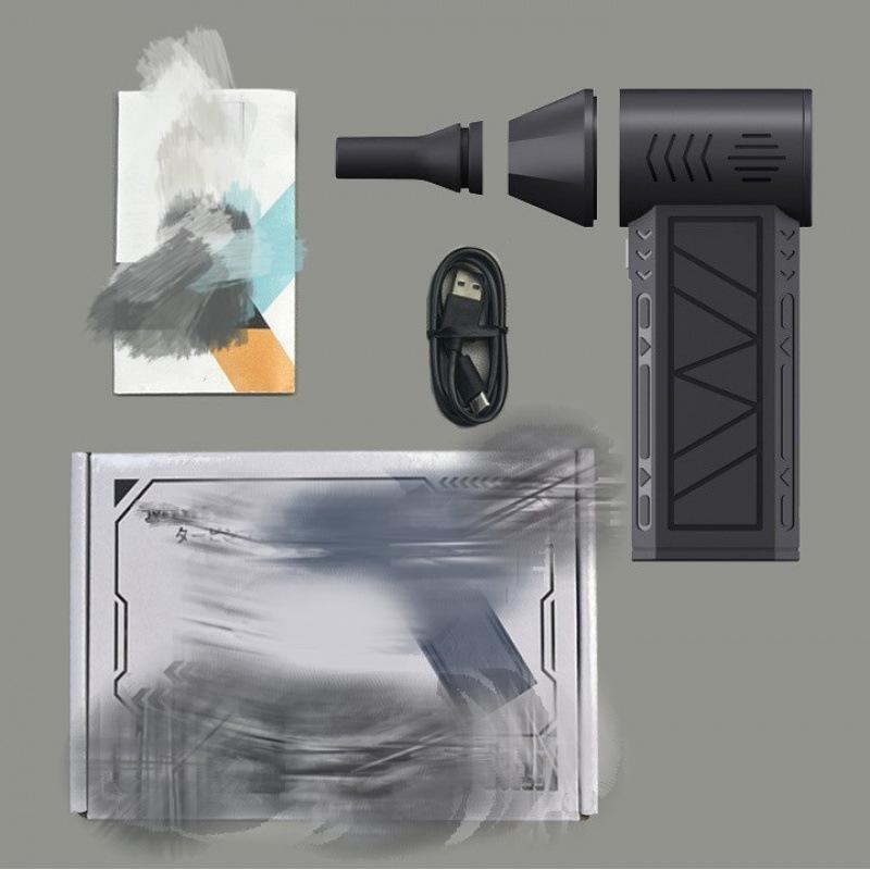 Portable High-Speed Brushless Turbo Hair Dryer for Outdoor and Camping High-Speed