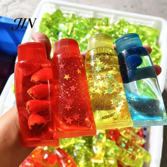 Safe Stress Relief Toy Clear Toothpaste Tube Squeeze Toy, Star Glitter Anti-stress Hand Slow Rising Soft Transparent Sensory