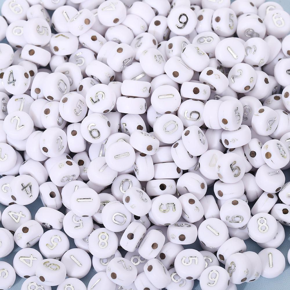 Acrylic Letter Beads for Kids' Jewelry Making – Educational DIY Beading Accessories
