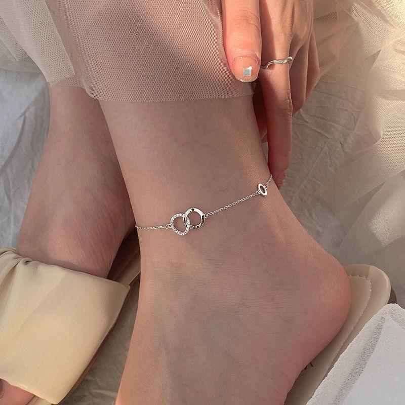 

Браслет с геометрическим кольцом, простой дизайн, ниша, темперамент, свежий летний новый продукт