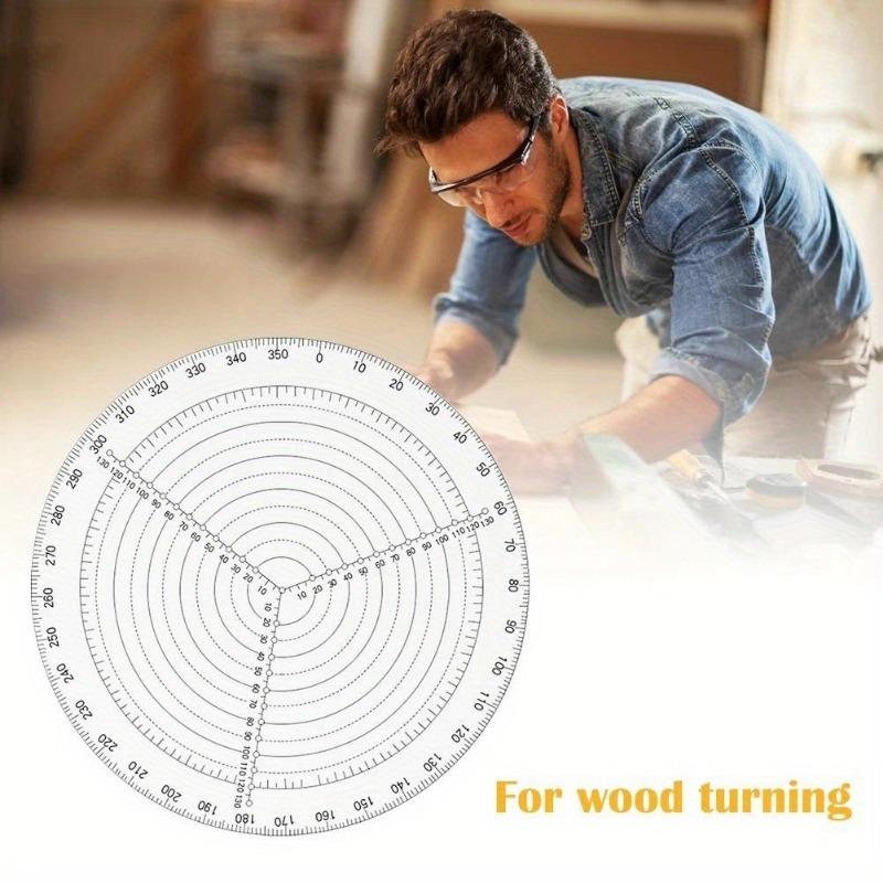 High-precision Center Finder Carpenter Wood Turners Lathe Work Circles Drawing Compass Circle Cutter Centering Ruler