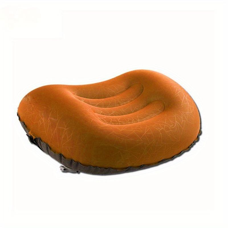 Ultralight Inflatable Camping Travel Pillow,Compact,Comfortable,Ergonomic Crescent Design,Inflating Pillows for Neck & Lumbar Support Camping Hiking