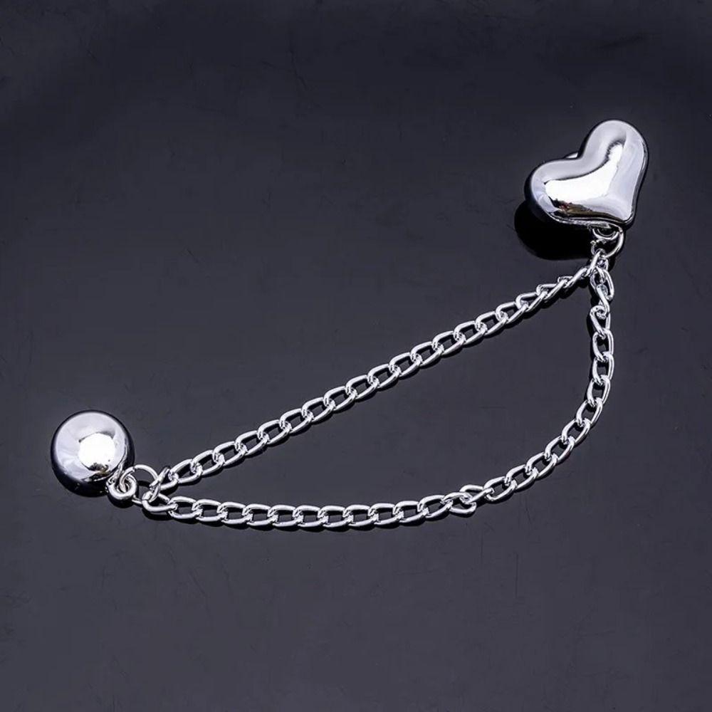 Non-hole Magnetic Clothing Clip Zinc Zinc Alloy Leg Cuff Fixing Pin  Clothing Accessories