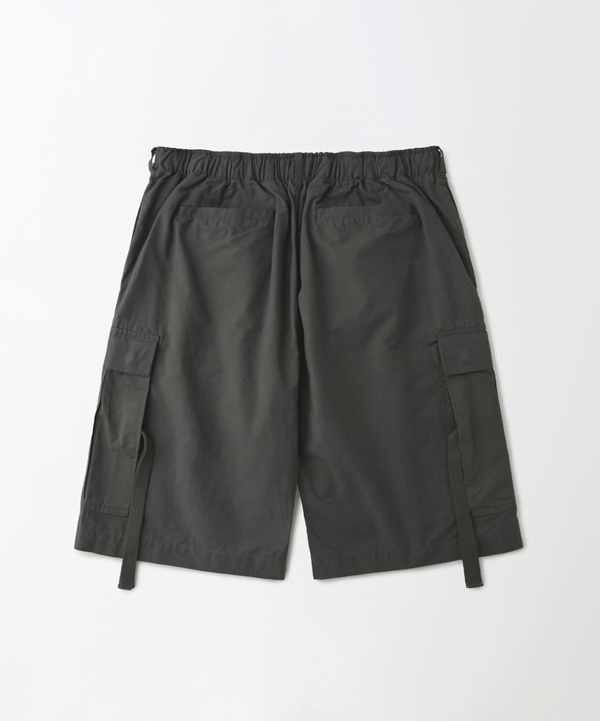 OUTSTANDING Comfort Cotton Shell Cargo Long Shorts_Charcoal