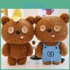 Charming Teddy Bear Plush Toy Cute Animal Figure Super Soft Pp Cotton Kids Gift